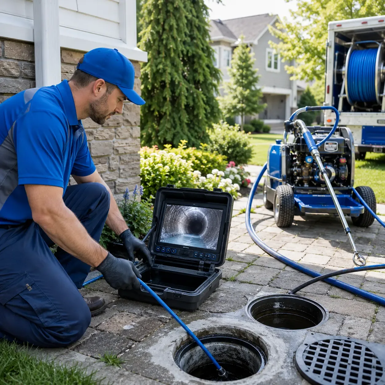 Outdoor drain cleaning professionals serving Sherrill, IA