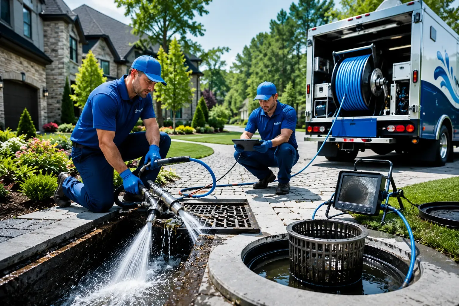 Local outdoor drain cleaning professionals in Sherrill, IA